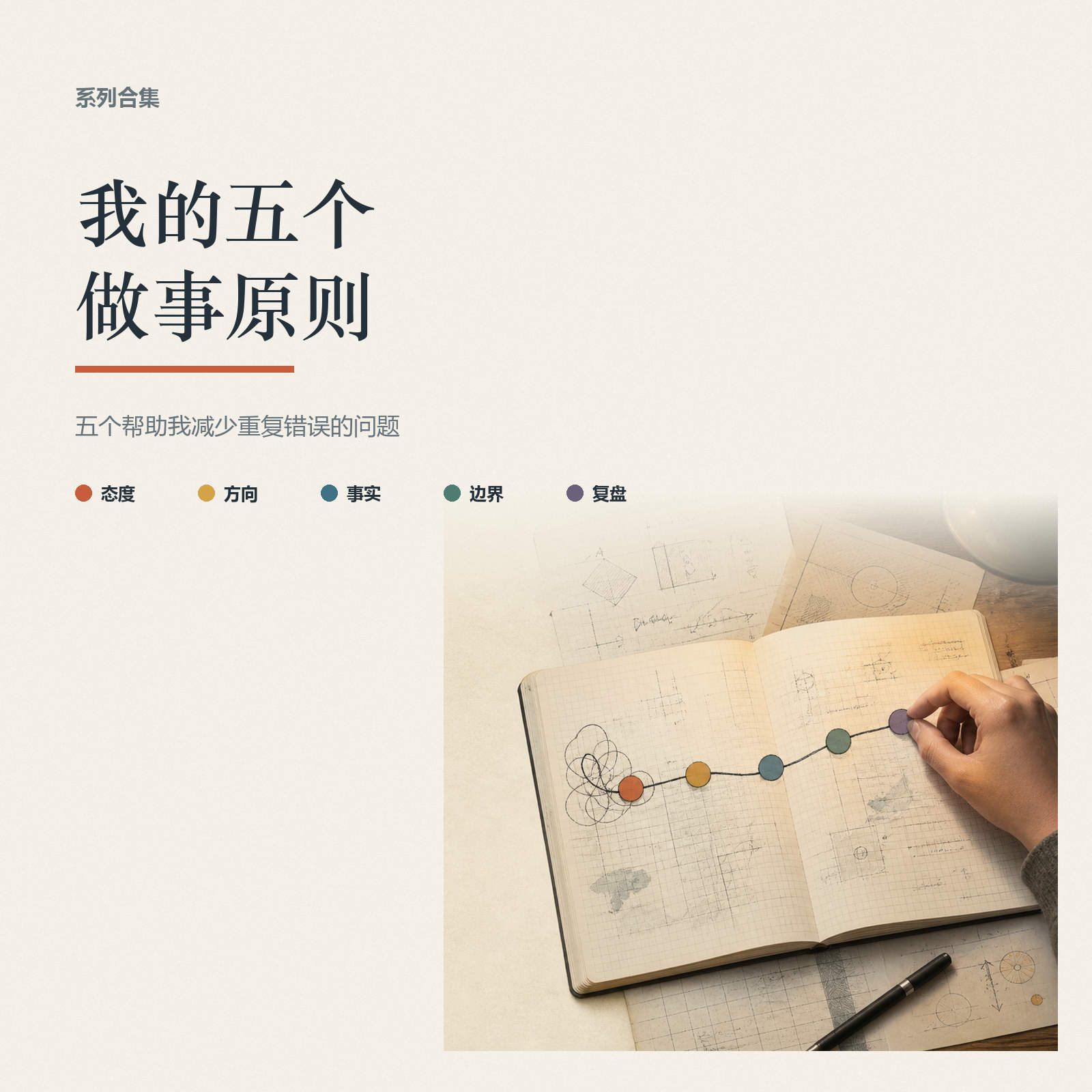 《我的五个做事原则》系列合集方形封面