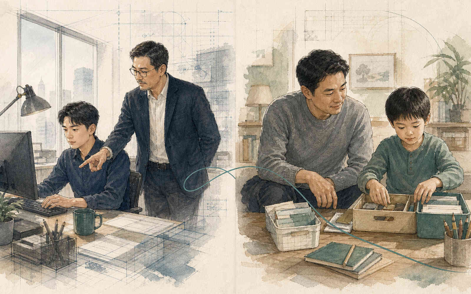 办公室与家庭双场景：带教者和家长都后退半步，让真正的责任人保留行动和成长